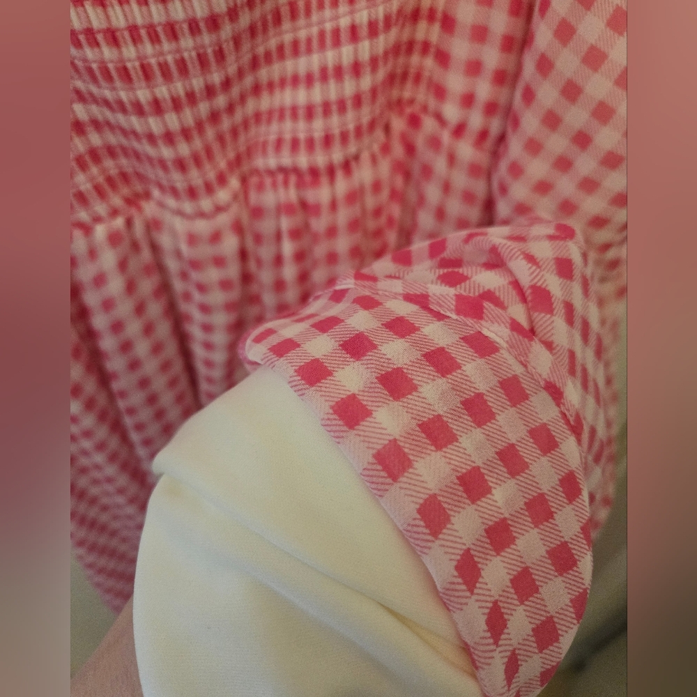 Torrid Pink & White Gingham Midi Dress - Picture 7 of 7